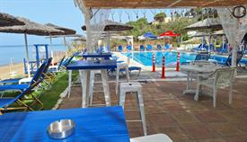 Amigo beach pool bar restaurant Vasilikos Zakynthos Zante